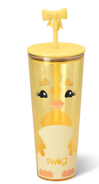 Spring Chick Plastic Tumbler 24oz