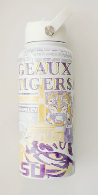 LSU 32 oz Insulated Water Bottle