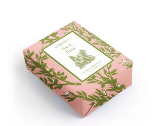 Sage pine Classic Toile Paper-Wrapped Bar Soap