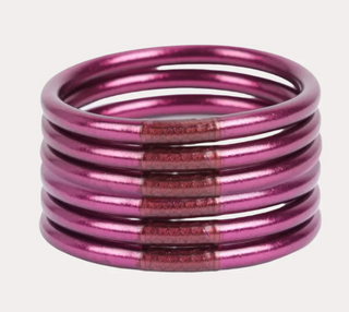 Amethyst All Weather Bangles® (Set of 6) - Serenity Prayer