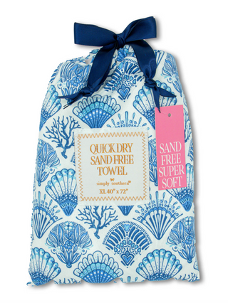 Quick Dry Sand Free Towel in Bag
