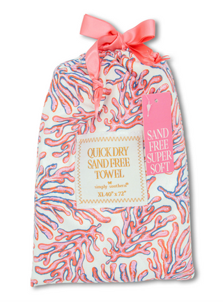 Quick Dry Sand Free Towel in Bag