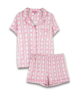 Pink Bow Pajama Set