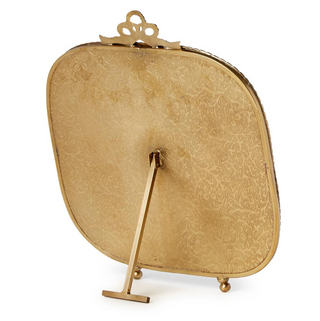 Antique Gold Finish Vanity Table Mirror