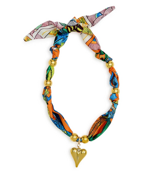 Tied to You Love Scarf Necklace