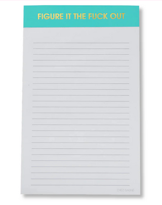 Figure It The F**k Out - Lined Notepad