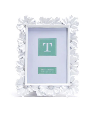 White Daisy Frame