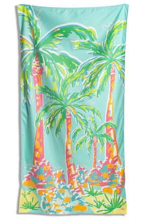 Caribbean Palm Giant Beach Towel