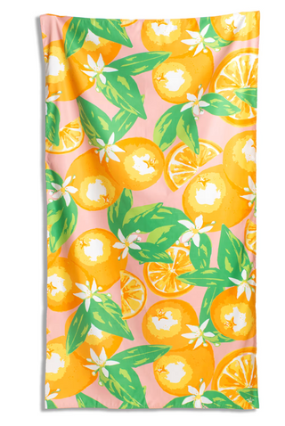 Orange Grove Giant Beach Towel