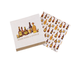 Make Mine A Double Cocktail Napkins