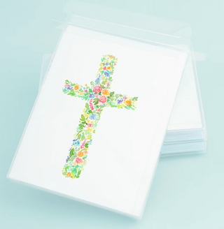Floral Cross Cards