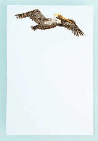 Flying Brown Pelican Notepad