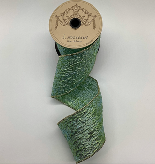 4" Crushed Aqua Green Metallic Lame