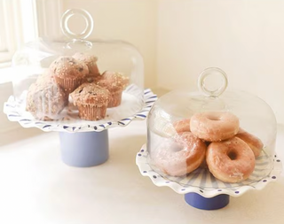 Ring Handle Glass Dome