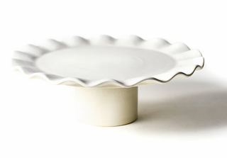 Ruffle Cake Stand White