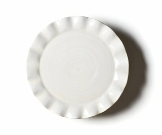 Ruffle Cake Stand White