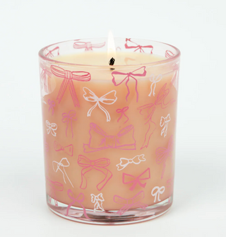 Sweet Grace Pink Bow Candle