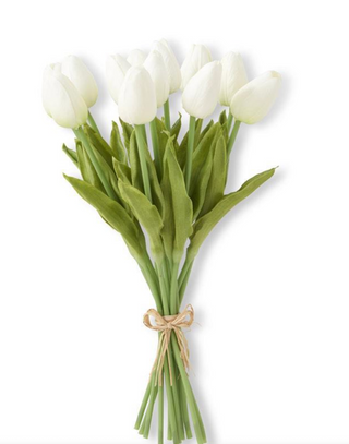 13 inch Real Touch Mini Tulip Bundle 12 Stems