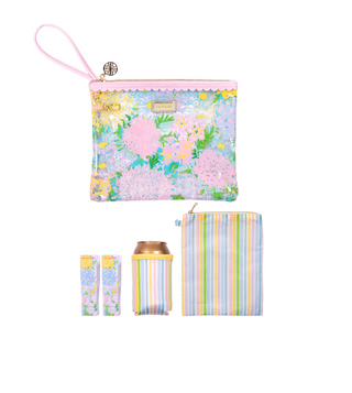 Beach Day Pouch, Lilly Garden
