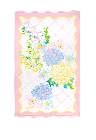 Scallop Beach Towel, Lilly Garden