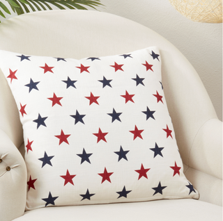 Red And Blue Stars Pillow 20"x20"