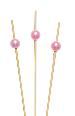 Pearl Pink 6 Inch Wood Party Pick/30pk - Gift Box Regular price