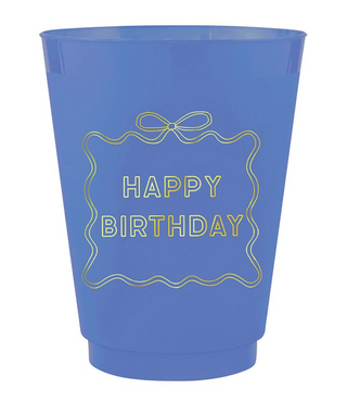 Frost Cups - Happy Birthday - 8ct