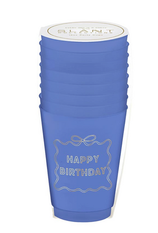 Frost Cups - Happy Birthday - 8ct