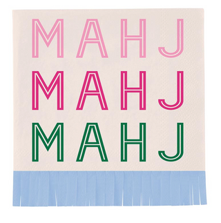 Fringe Beverage Napkins - Mahj Mahj Mahj - 20ct