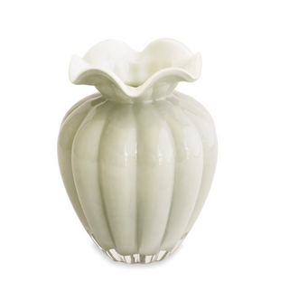 GLASS Vento Large Vase Pistachio