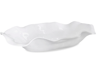 VIDA Havana Extra Large Oval Centerpiece (White)
