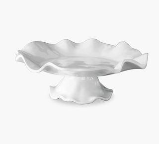 VIDA Havana Pedestal Cake Plate White