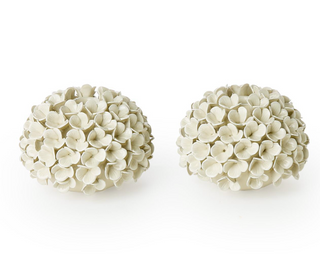 Hydrangea Flower Bud Vases or Taper Candle Holders