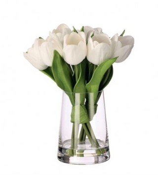 9" Spring Tulip Illusion Vase