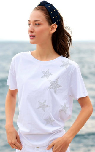 Stars White Tshirt