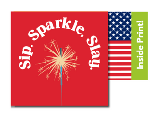Sip Sparkle Slay Cocktail Napkin