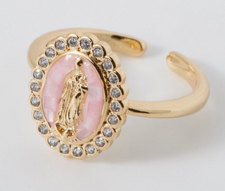 Holy Mary Ring- Pink