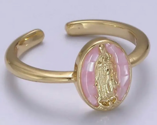 Blessed Mary Ring Pink