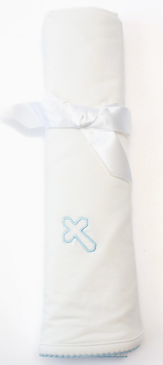 Goosies Blanket- Blue Cross