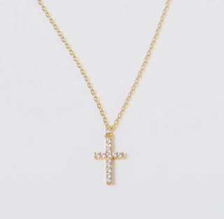 Crystal Cross Necklace