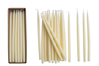 Unscented Thin Taper Candles in Box