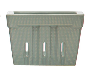 Textured Stoneware Berry Basket