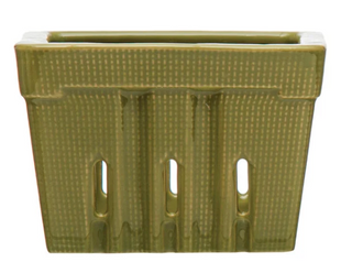 Textured Stoneware Berry Basket