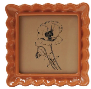 Resin Ruffled Photo Frame