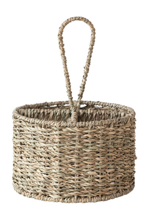 Hand-Woven Seagrass Caddy