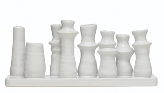 Stoneware Multi Vase with 8 Sections