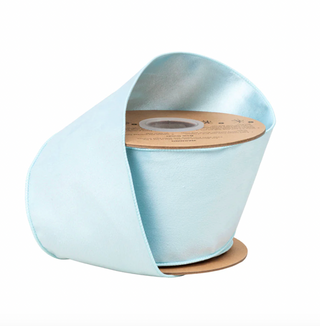 4" Reversible Classic Velvet Wired Ribbon | Baby Blue | 10 Yard Roll