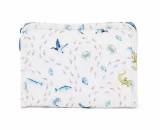 ROADIE MEDIUM Zip Pouch - COASTAL TIDES