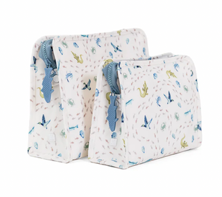 ROADIE MEDIUM Zip Pouch - COASTAL TIDES