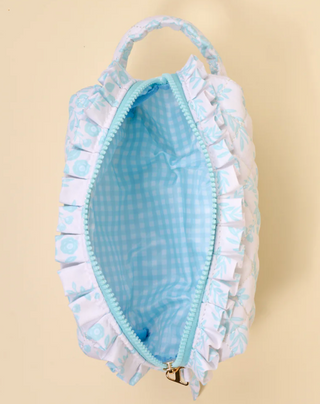 Mrs. Something Blue Essentials Quilted Cosmetic Pouch